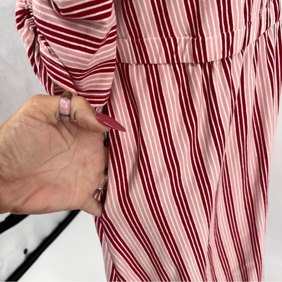 MATILDA JANE Heart To Heart Bookworm Striped Maxi Long Dress Sz Small Mommy & Me - Picture 12 of 15